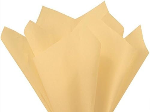Tissue Paper Cream Luxury Thick 18GSM Sheets Eco Friendly Full Size 75cm x 50cm 1-10 Sheets Folded