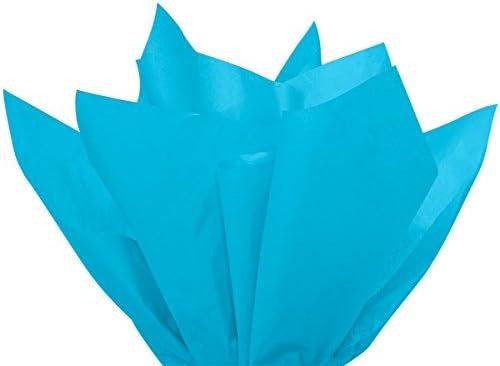 Tissue Paper Light Blue Luxury Thick 18GSM Sheets Eco Friendly Full Size 75cm x 50cm 1-10 Sheets Folded