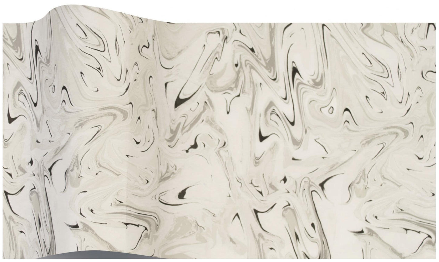 Tissue Paper Black And White Marble Print Luxury Thick 18GSM Sheets Eco Friendly Full Size 75cm x 50cm 1-10 Sheets Folded