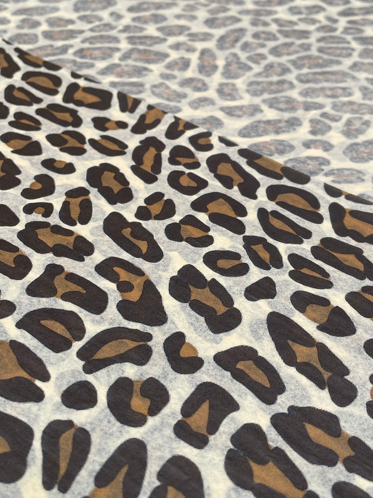 Tissue Paper Leopard Print Luxury Thick 18GSM Sheets Eco Friendly Full Size 75cm x 50cm 1-10 Sheets Folded (Copy)