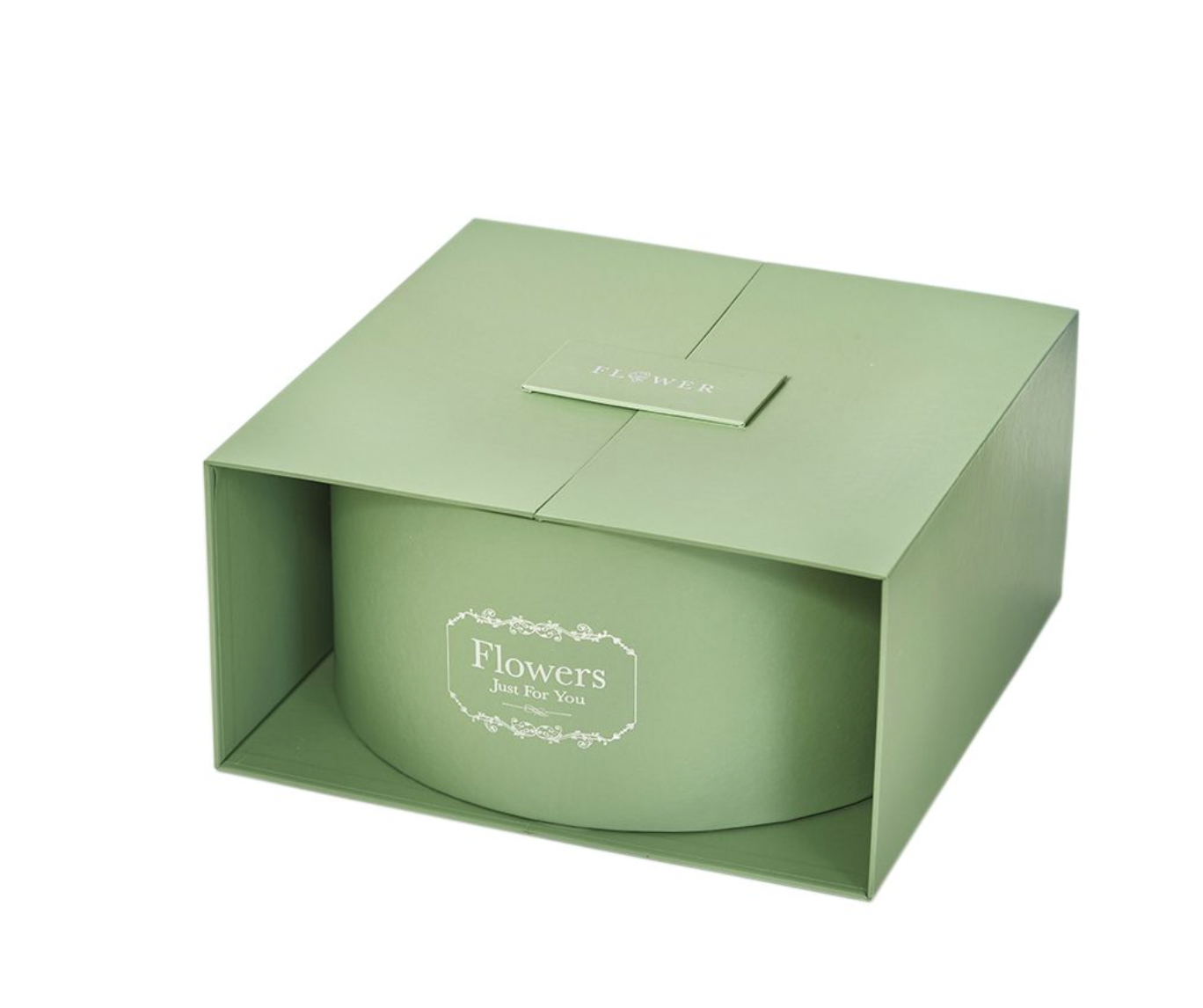 Green Eco-Friendly Magnetic Gift Box – Ideal for Flowers, Corsages & Keepsakes