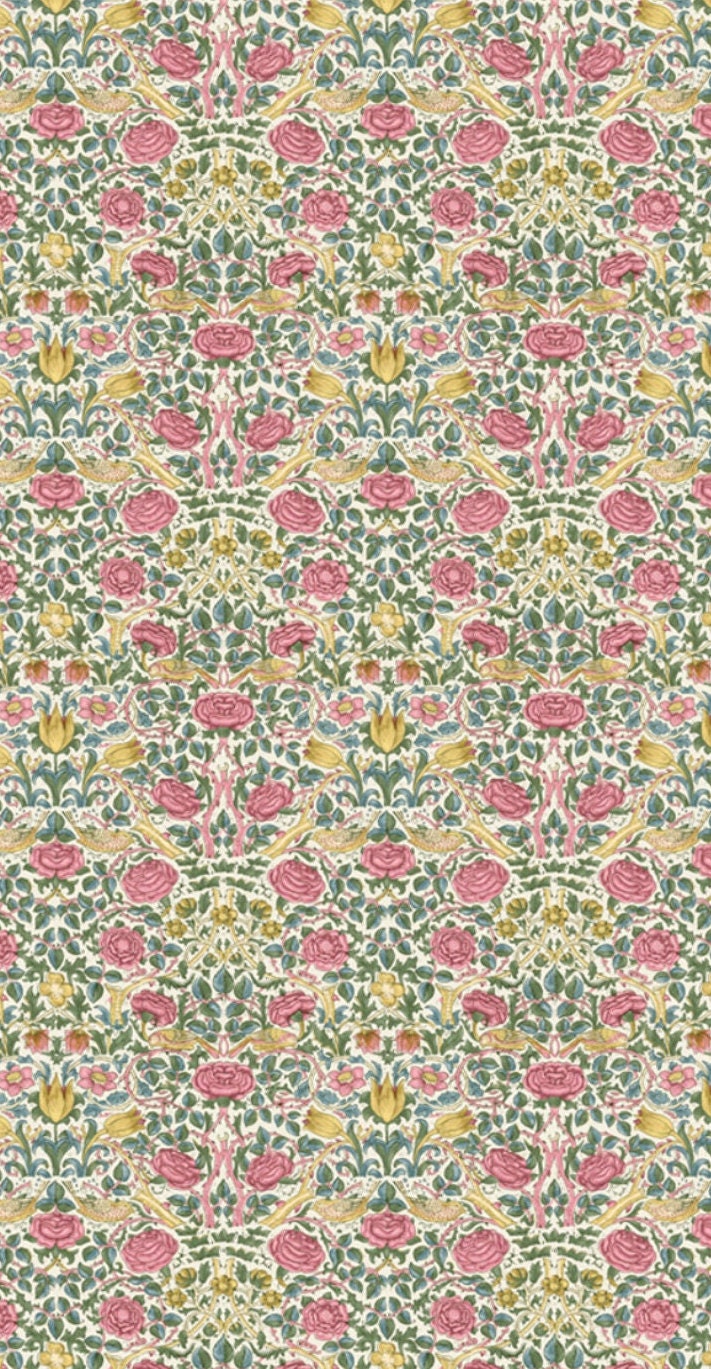 Tissue Paper Morris & Co Rose Spring Green Tissue Wrapping Paper 4 sheets 50 x 70 cm