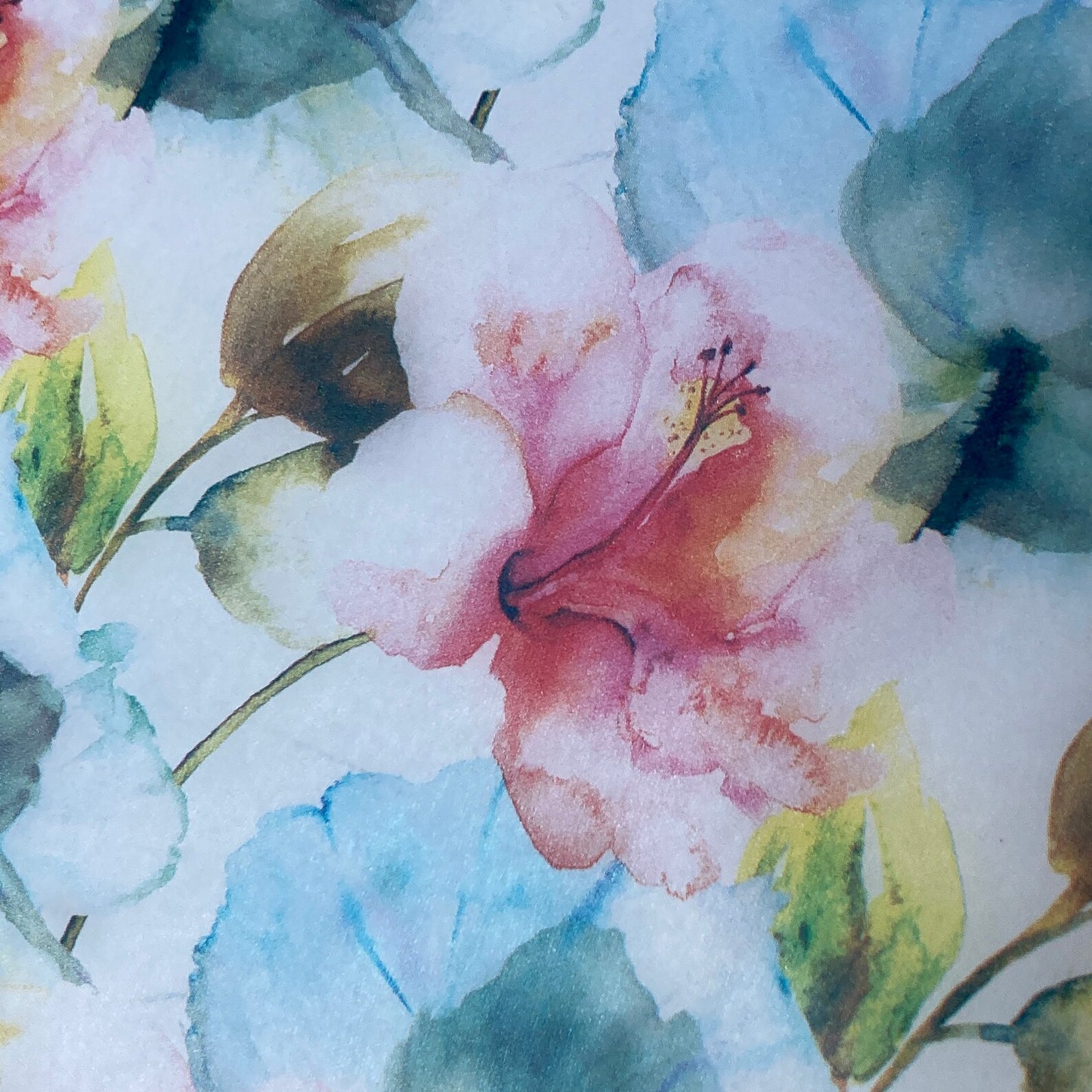 Tissue Paper Floral Print Luxury Thick 18GSM Sheets Eco Friendly Full Size 75cm x 50cm 1-10 Sheets Folded