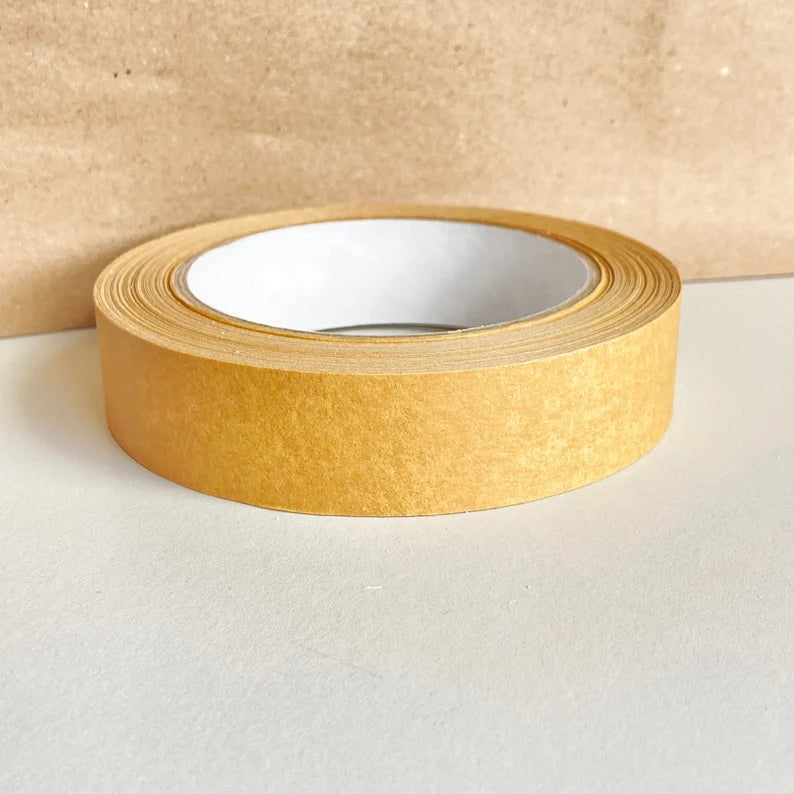 25mm Eco Friendly Kraft Paper Adhesive Tape-Eco Friendly Tape 25mm x 50 meters-Kraft Packaging Tape-Eco Friendly Parcel Tape