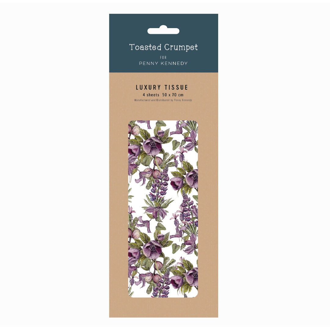 Tissue Paper Toasted Crumpet Mulberry White Tissue Wrapping Paper 4 sheets 50 x 70 cm