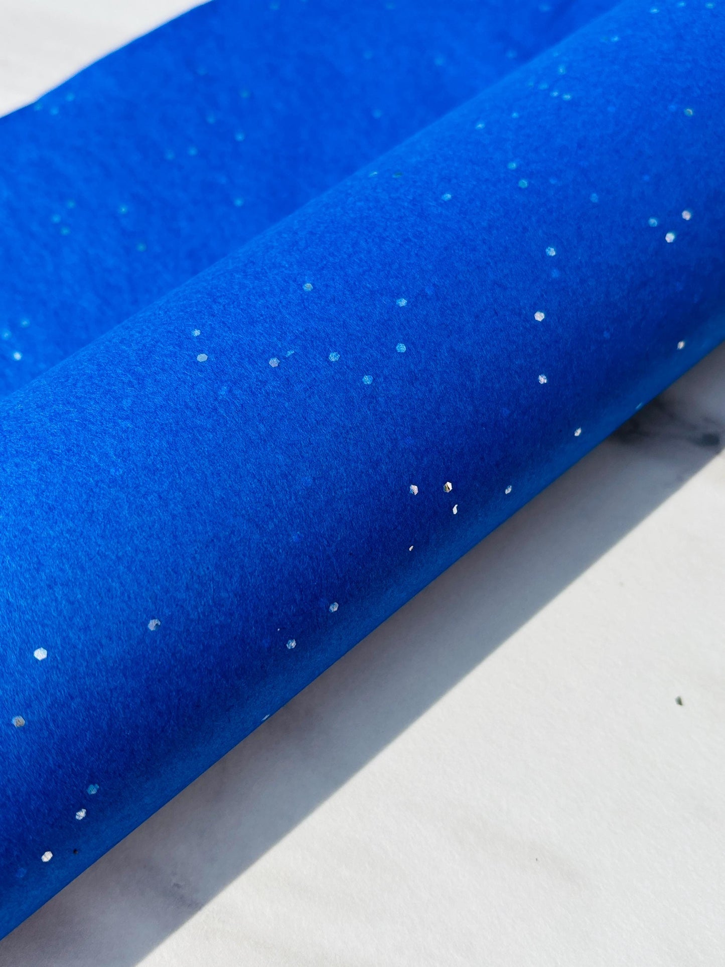 Tissue Paper Blue Sapphire Shiny Gemstones Print Eco Friendly, 100% Recycled & Recyclable, Luxury Printed Tissue Paper