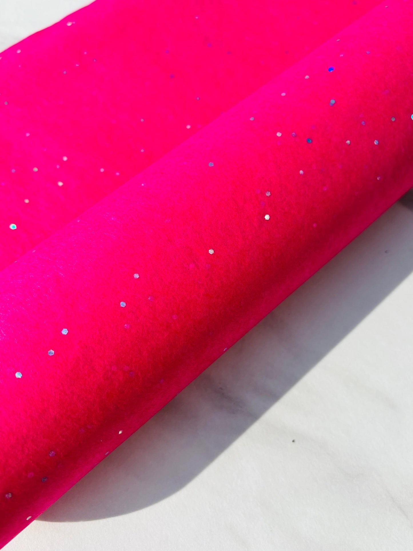 Tissue Paper Hot Pink Shiny Gemstones Print Eco Friendly, 100% Recycled & Recyclable, Luxury Printed Tissue Paper