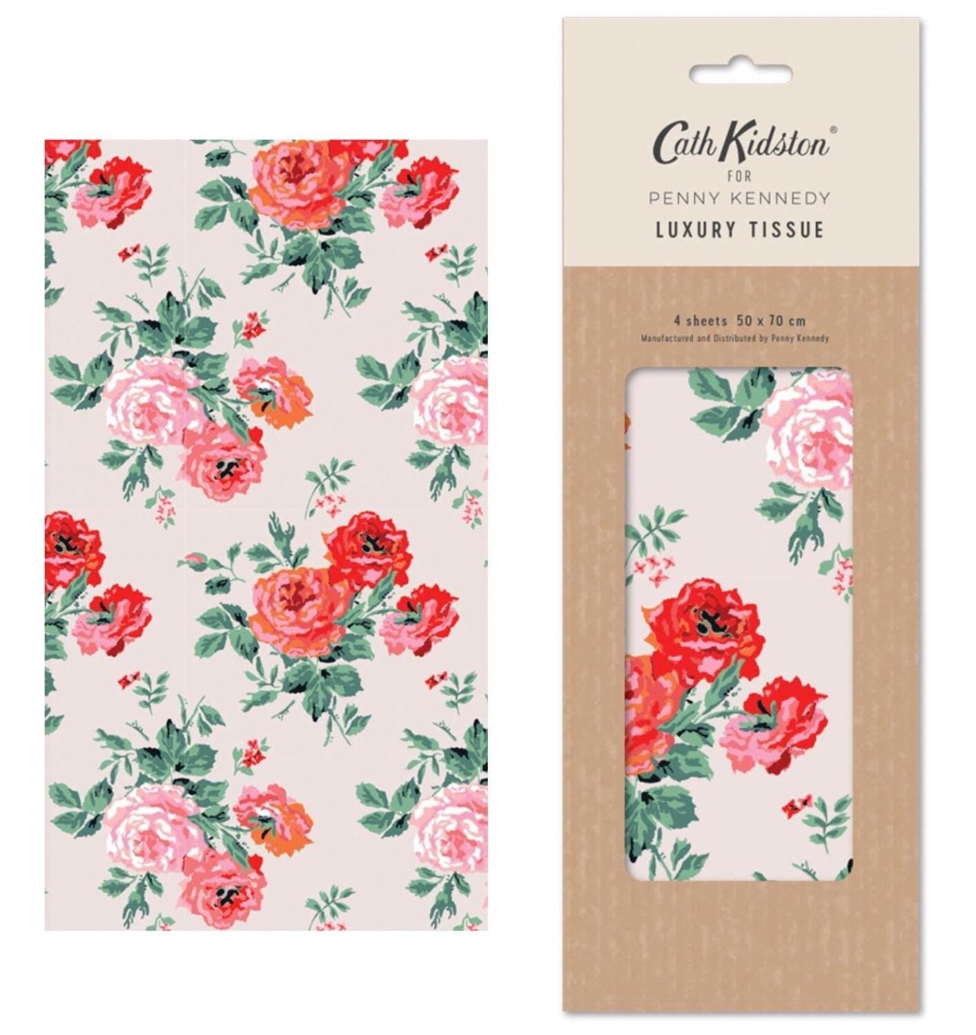 Cath Kidston Archive Rose Tissue Wrapping Paper 4 sheets 50 x 70 cm