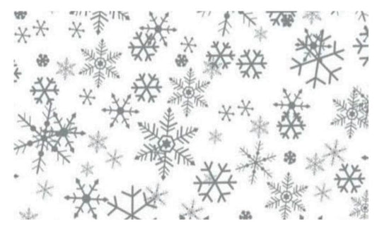 Tissue Paper Silver Snowflake Shiny Print Eco Friendly, 100% Recycled & Recyclable, Luxury  Printed Tissue Paper