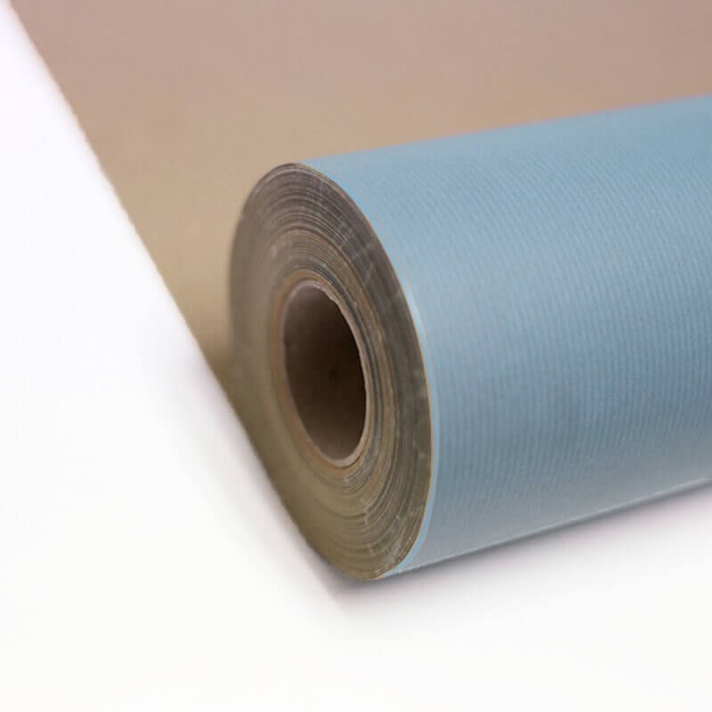 Wrapping Paper Baby Blue 50CM Wide Eco Friendly, 100% Recycled Kraft | Recyclable, Sustainable, Plastic Free Gift Wrap