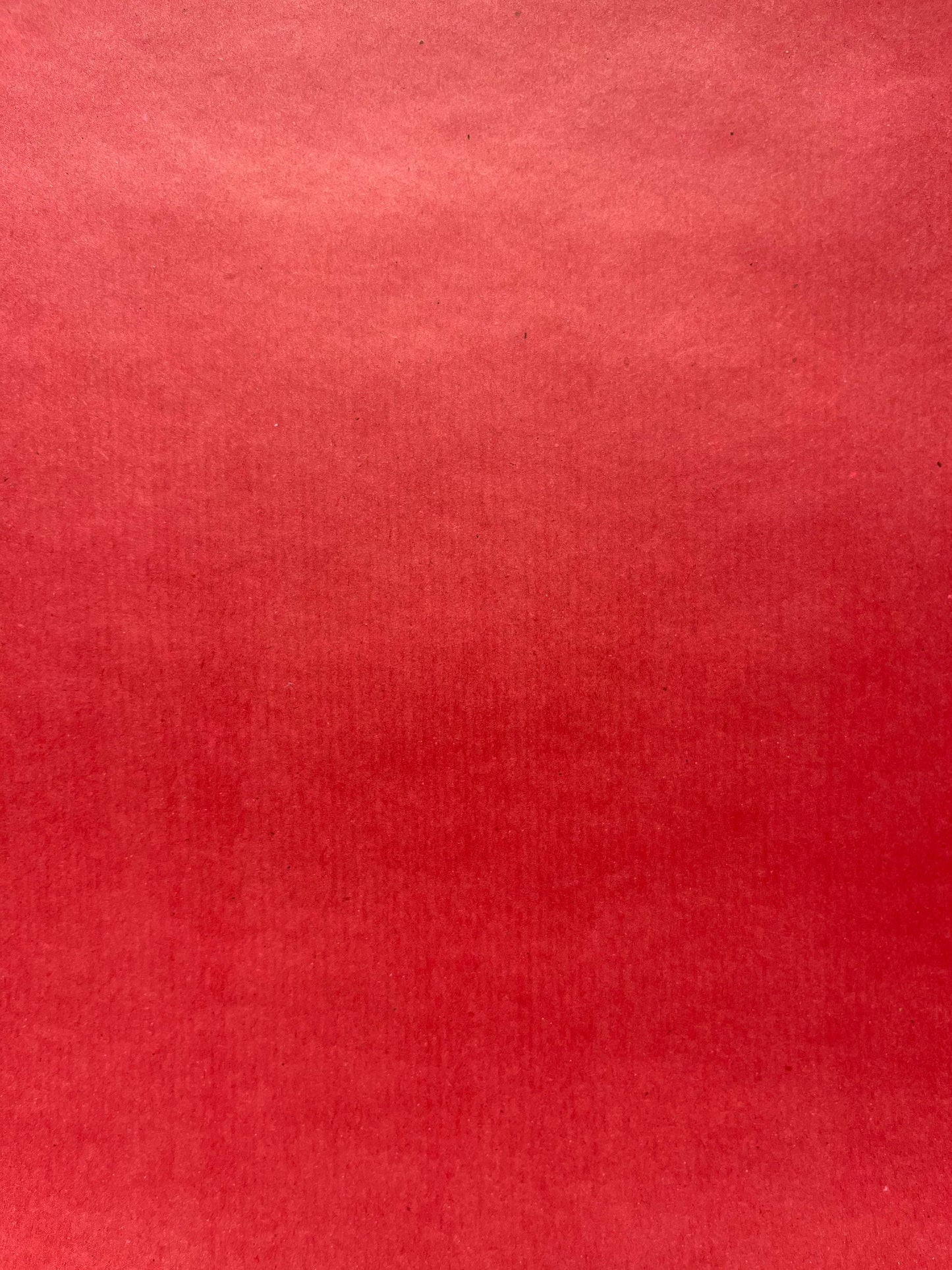 Wrapping Paper Red 50CM Wide Eco Friendly, 100% Recycled Kraft | Recyclable, Sustainable, Plastic Free Gift Wrap
