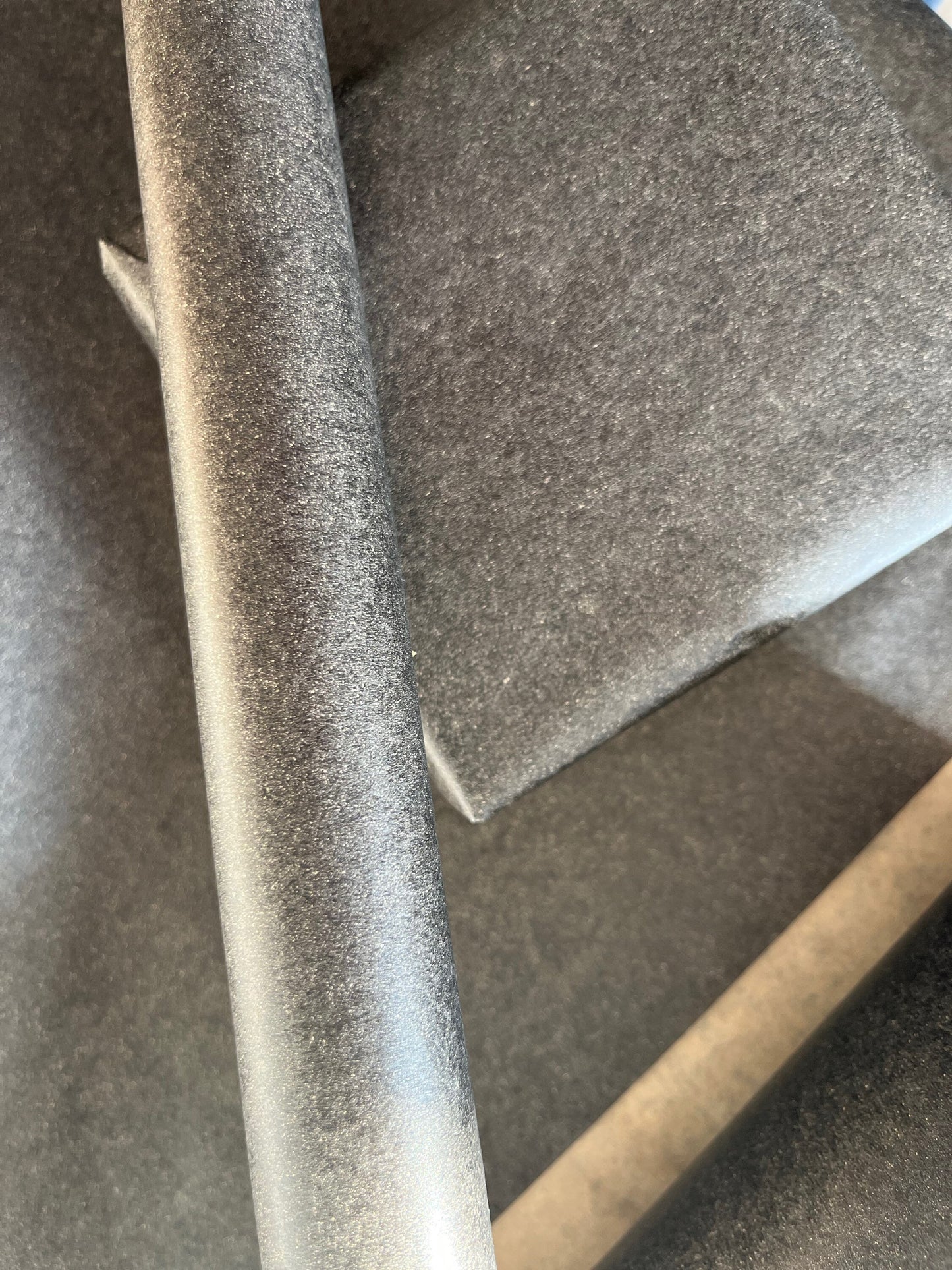 Wrapping Paper Matt Black Grey Graphite 50CM Wide Eco Friendly, 100% Recycled Kraft | Recyclable, Sustainable, Plastic Free Gift Wrap