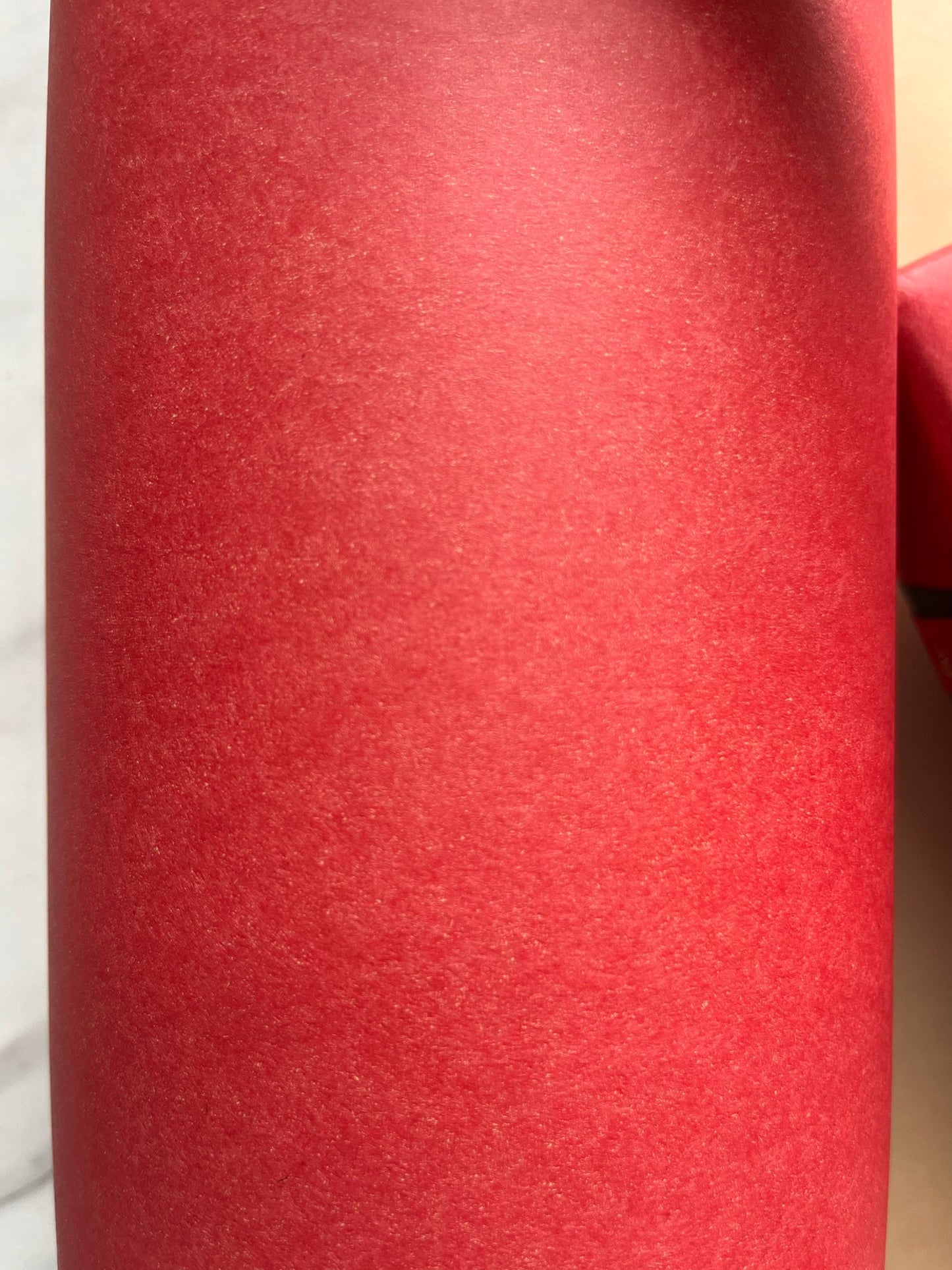 Wrapping Paper Matt Red 50CM Wide Eco Friendly, 100% Recycled Kraft | Recyclable, Sustainable, Plastic Free Gift Wrap