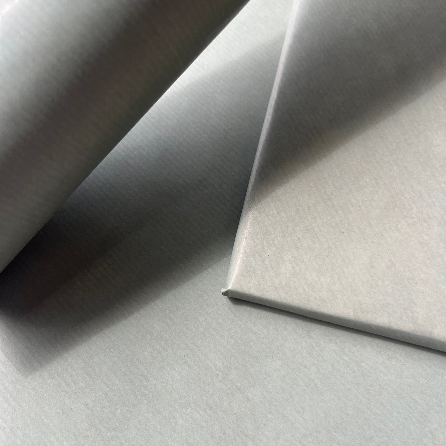 Wrapping Paper Grey Lined 50CM Wide Eco Friendly, 100% Recycled Kraft | Recyclable, Sustainable, Plastic Free Gift Wrap