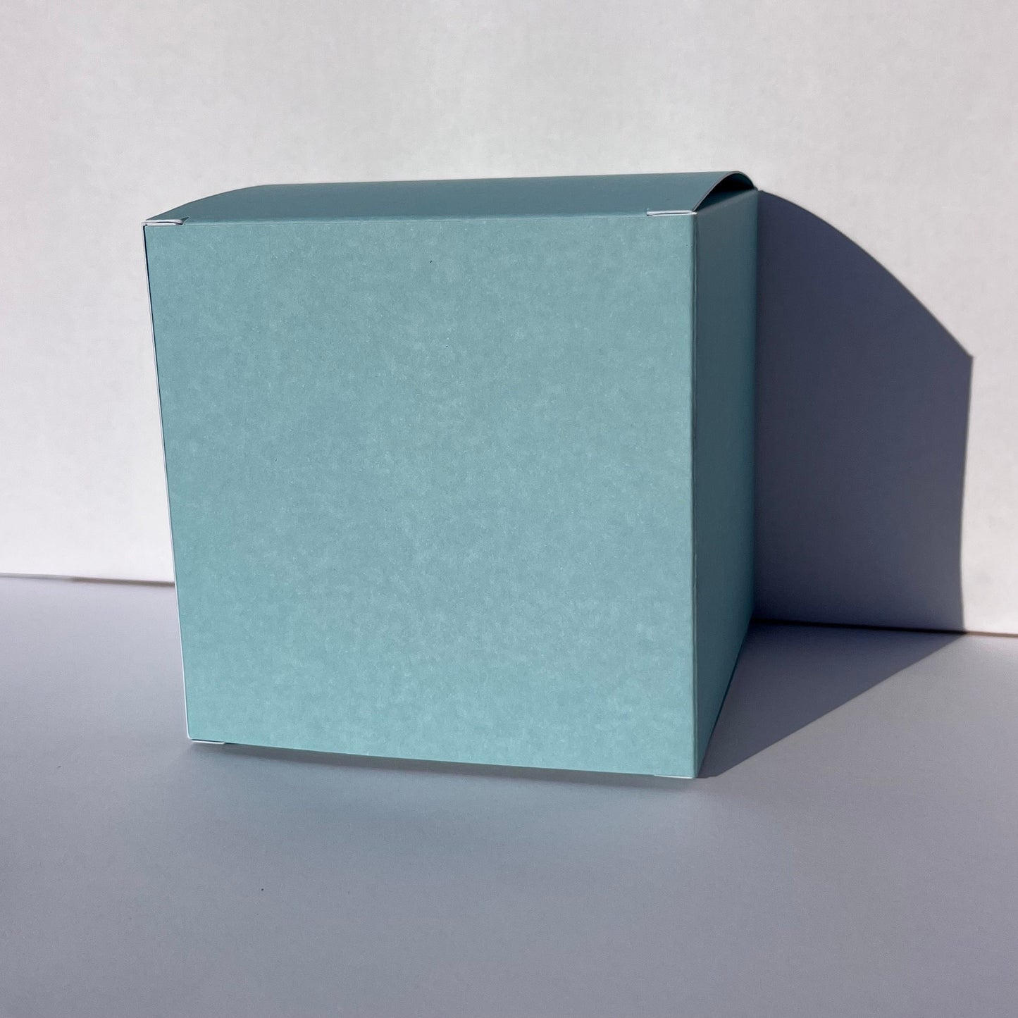 Blue Breeze Kraft Coloured Flat Pack Gift Candle Boxes 10x10x10 cm, Advent Calendar, Recycled and recyclable.