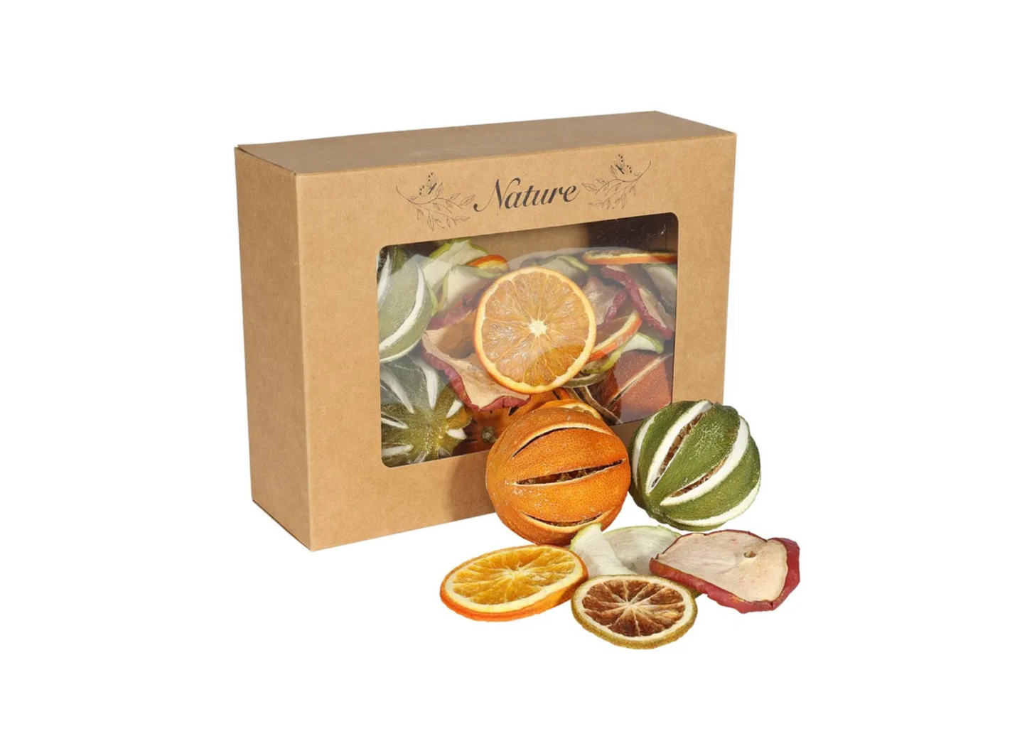 Dried Fruits & Cones In a Presentation Box