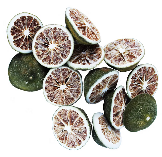 PurpleRama Premium Dried Lime Halves - Natural Dried Fruit for Crafts, Wreaths, Pot Pourri & Decoration