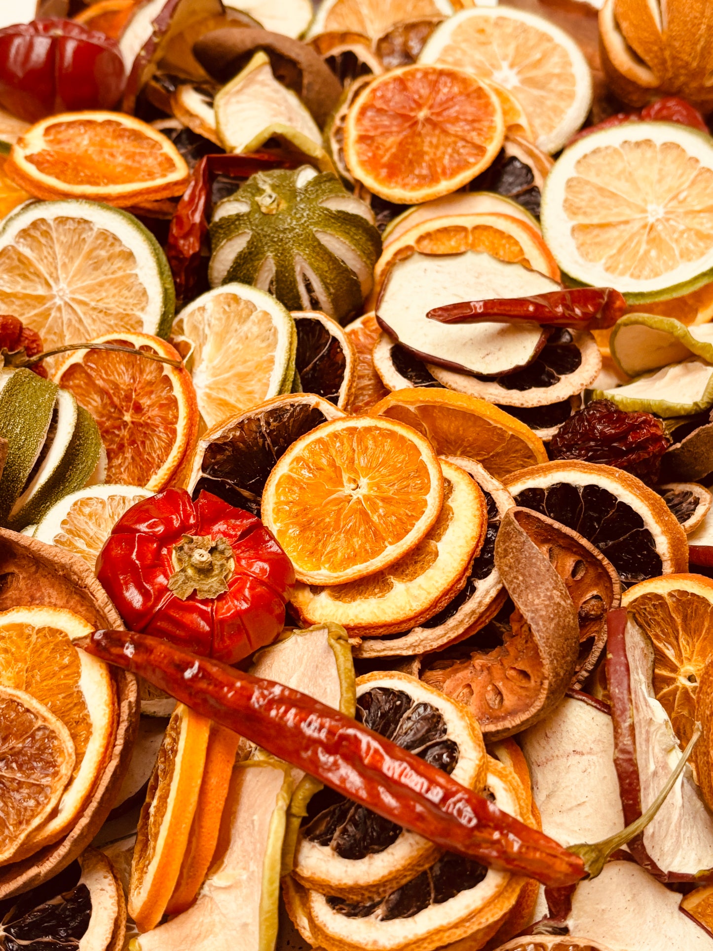 750g Luxury Dried Fruit Mix – Premium Citrus & Botanical Craft Blend | Oranges, Apples, Mini Pumpkins, Grapefruit, Bael, Limes & More | ITS ALL ECO