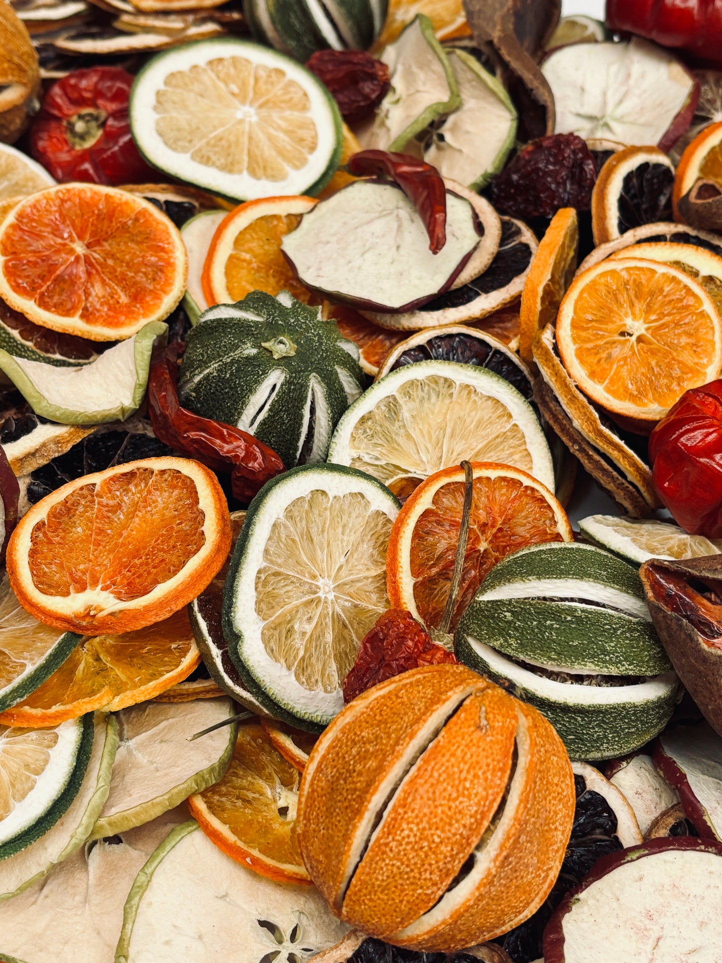 750g Luxury Dried Fruit Mix – Premium Citrus & Botanical Craft Blend | Oranges, Apples, Mini Pumpkins, Grapefruit, Bael, Limes & More | ITS ALL ECO