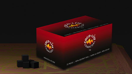 Coco-Lite Shisha Long Burning Eco Friendly Coconut Charcoal