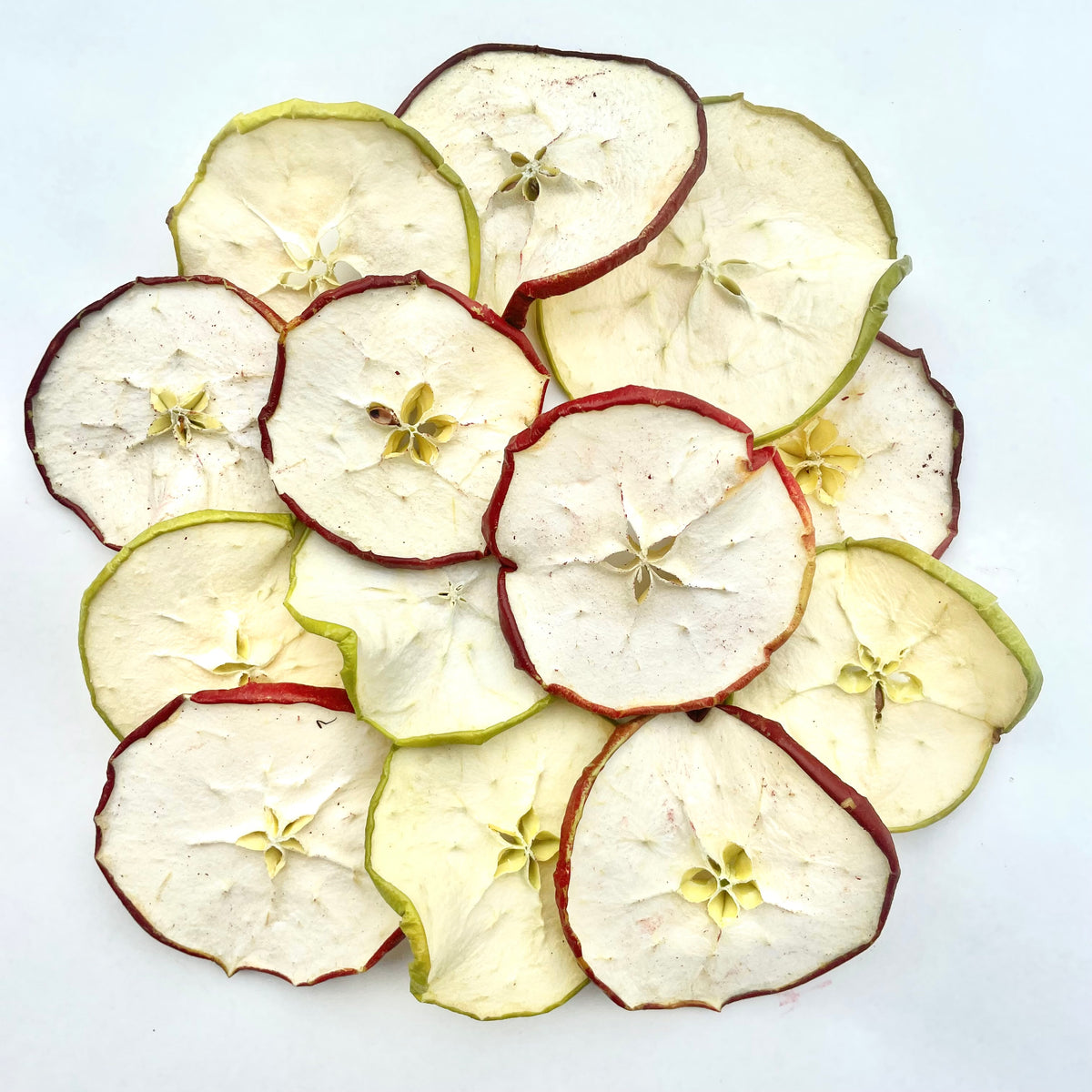 Dried Apple Green & Red Slices Mix Premium Decorative 50g - 500g