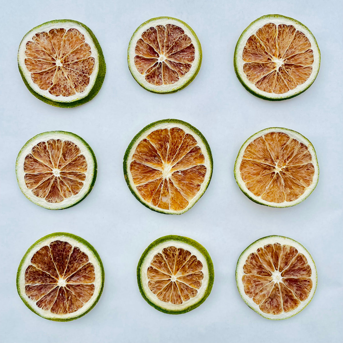 Decorative Dried Green Orange Slices - Premium Quality - Non-Food Grade - 1-100 Slices