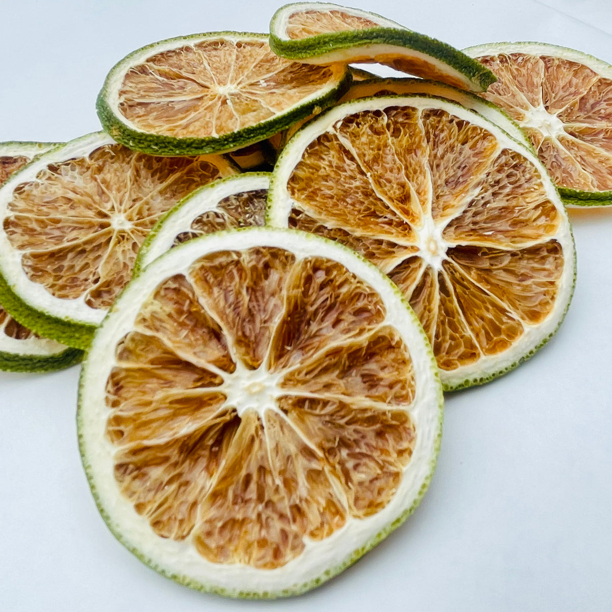 Decorative Dried Green Orange Slices - Premium Quality - Non-Food Grade - 1-100 Slices