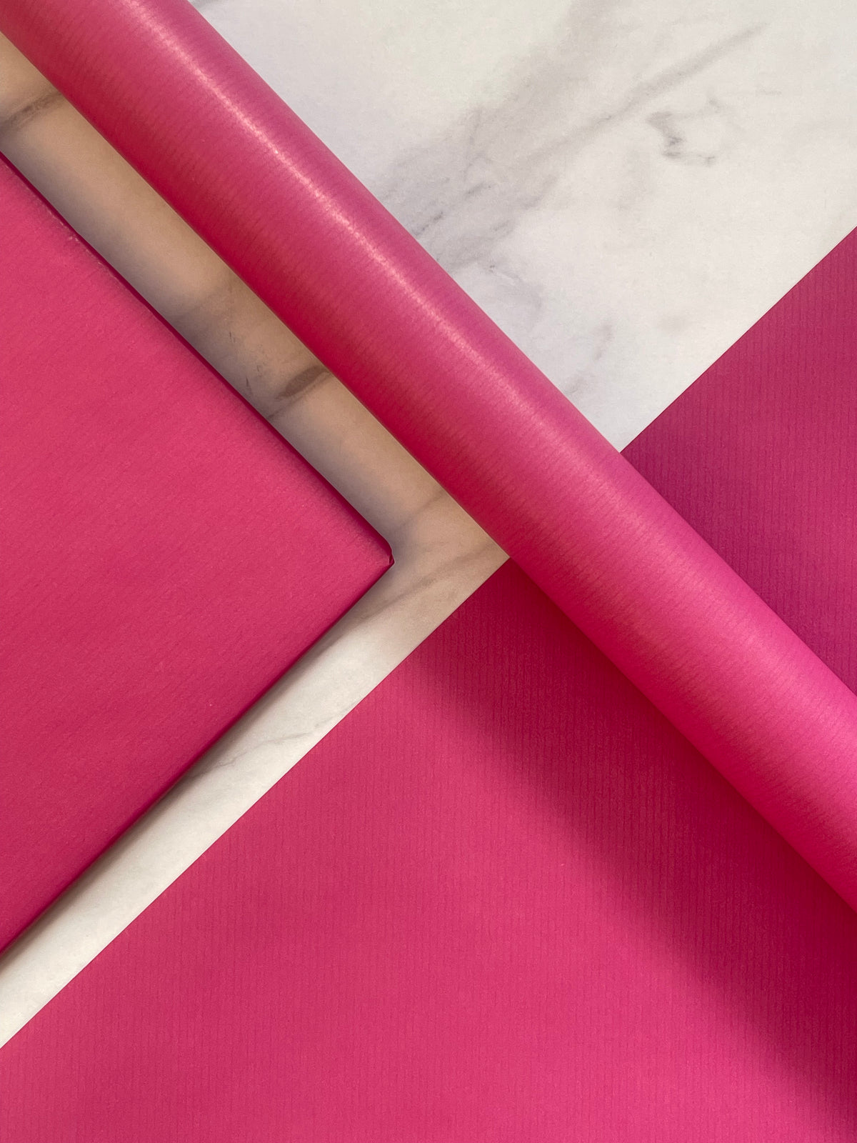 Strong Pink kraft wrapping paper