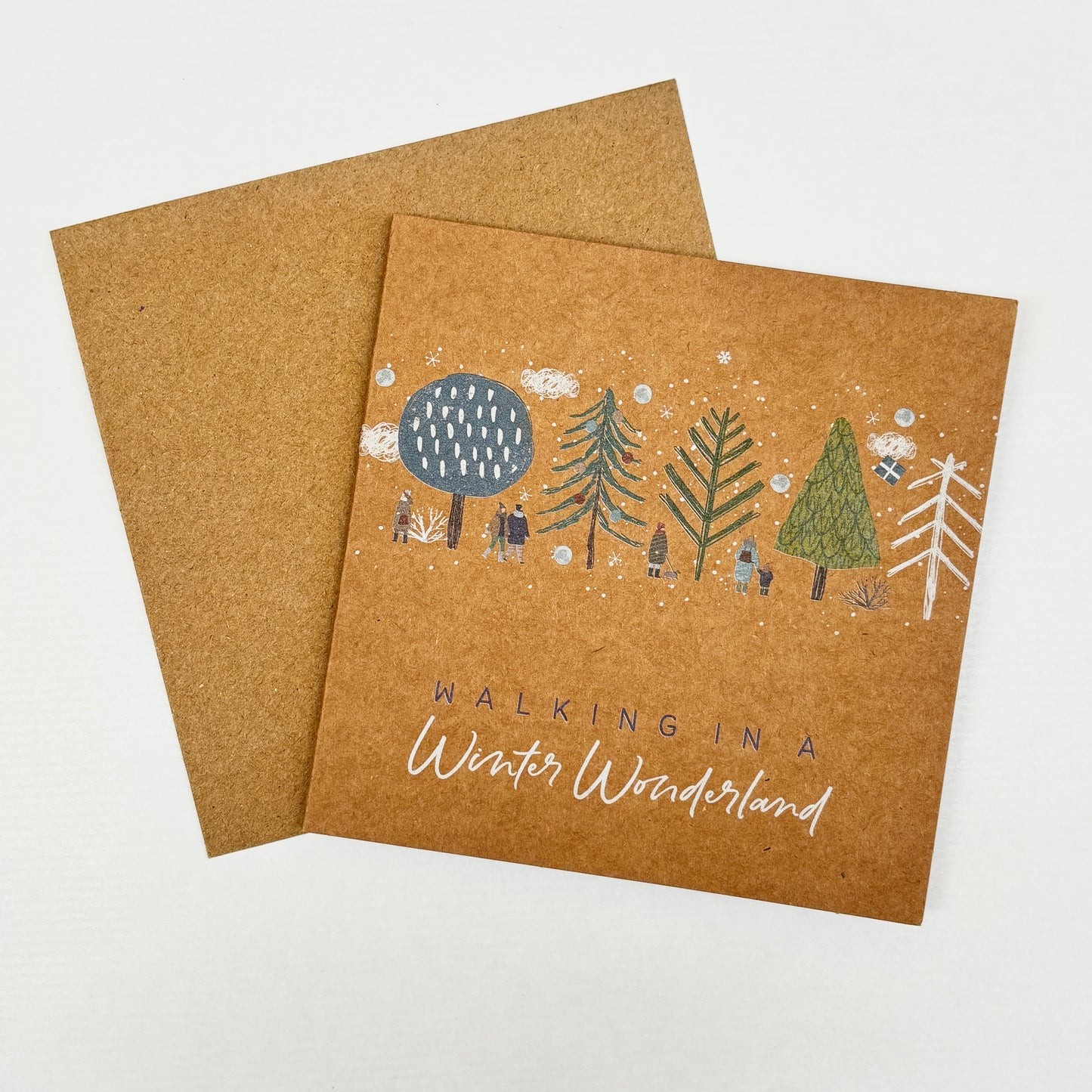 Eco Christmas Cards – Recyclable Kraft Greeting Card Set with Envelopes (Pack of 6–32)
