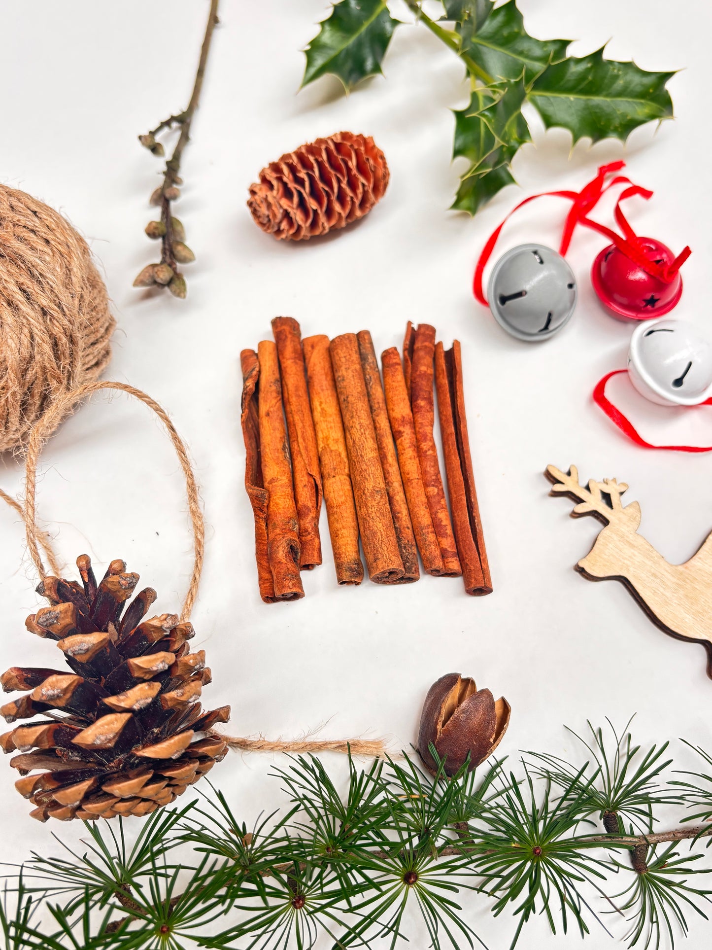 DIY Dried Orange Slice & Cinnamon Stick Christmas Decoration Kit – Eco-Friendly Natural Craft Set