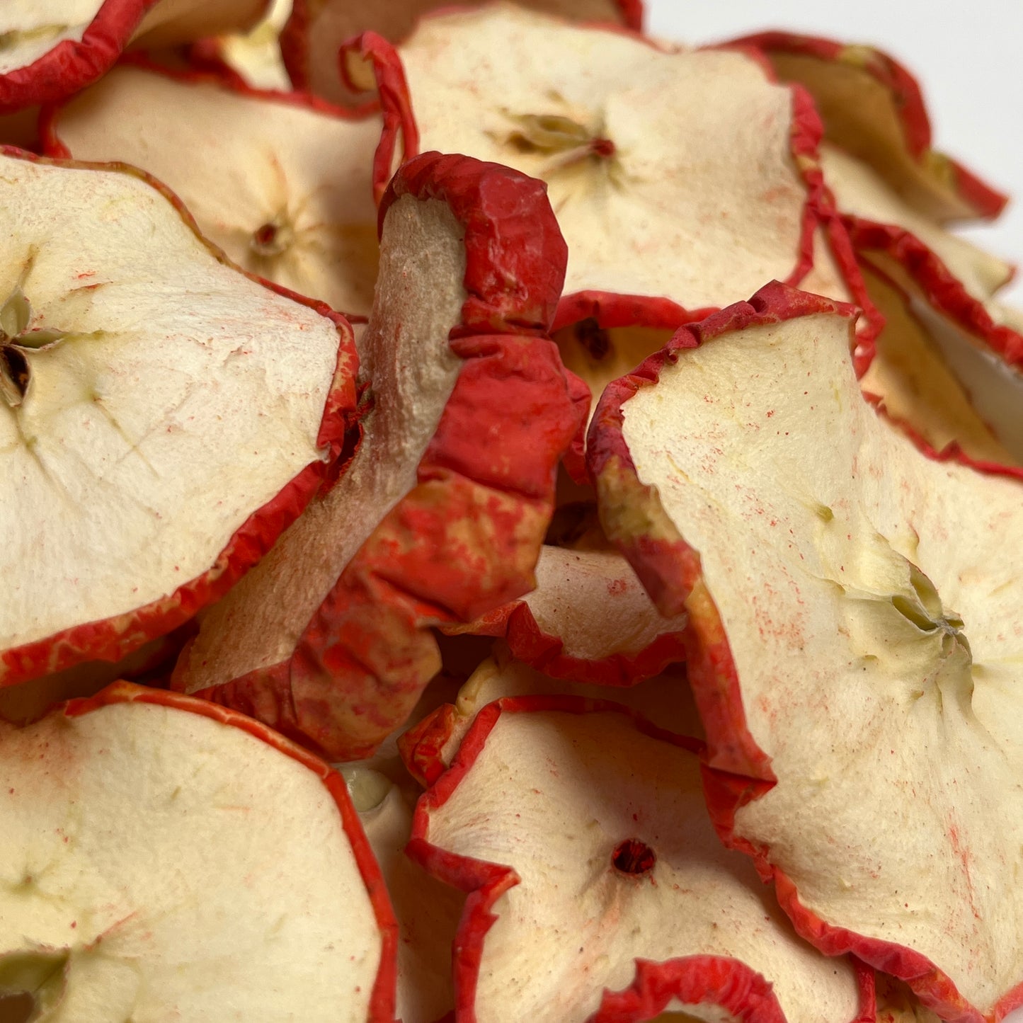 Apple Slices Premium Dried Bright Red Slices Decorative 1 to 100 Slices.