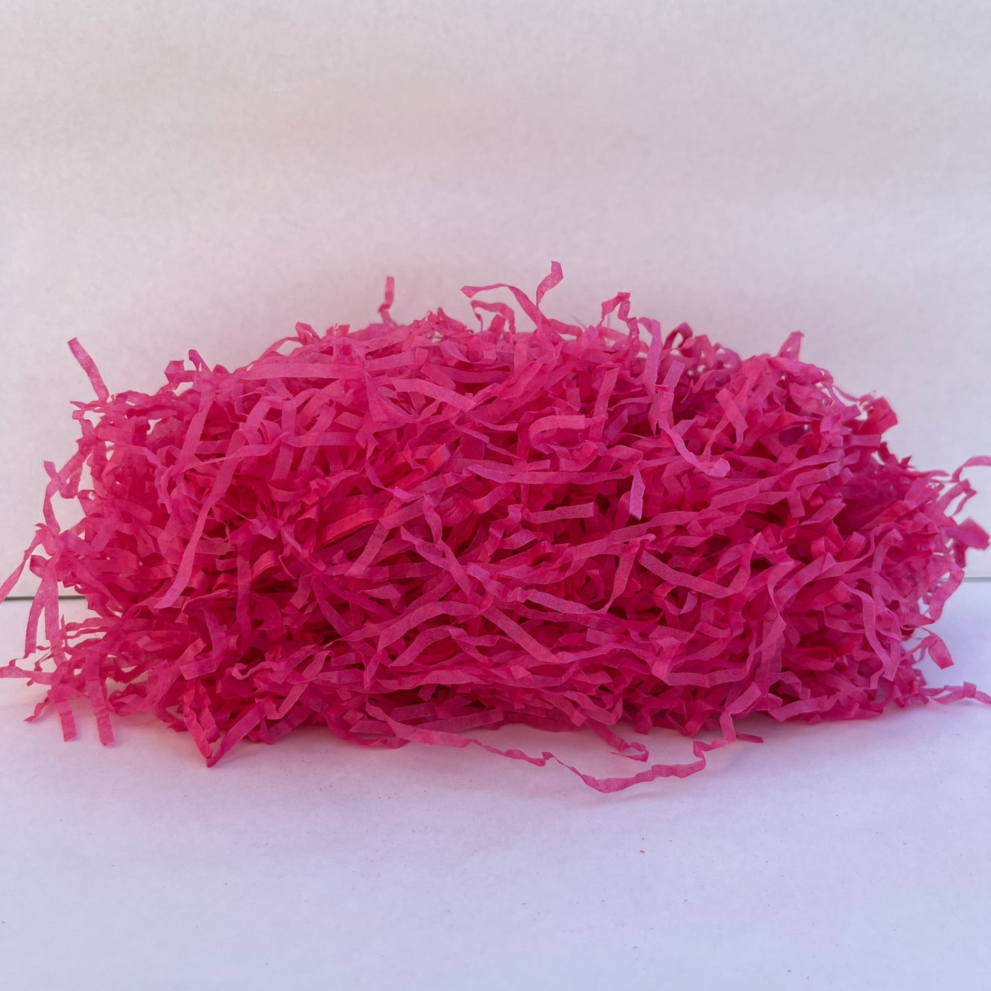 Hot Pink paper shred hamper filler eco friendly packaging material