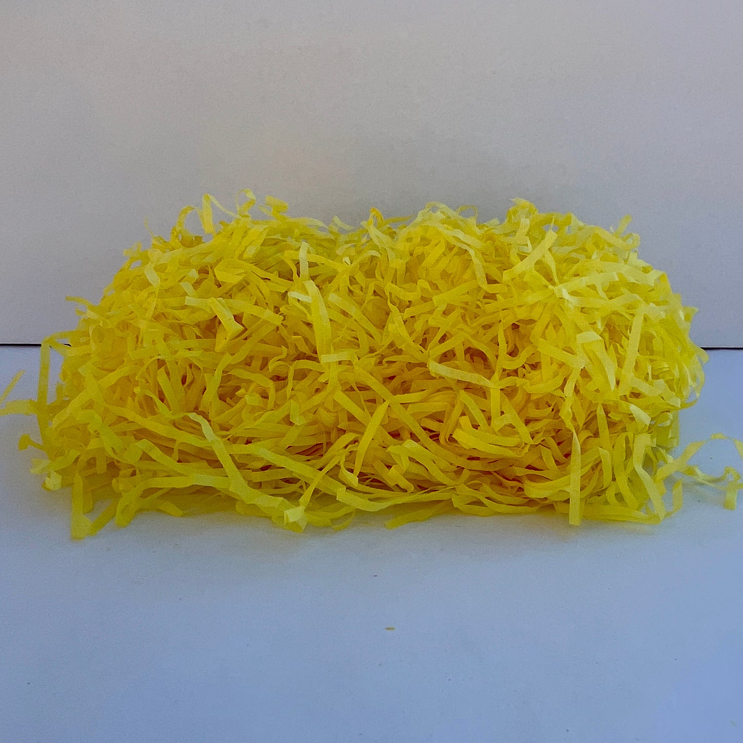 Yellow paper shred hamper filler eco friendly packaging material
