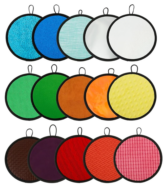 16-Piece Felt Sensory Texture Mat Set – Non-Slip Tactile Play Mats for Early Learning