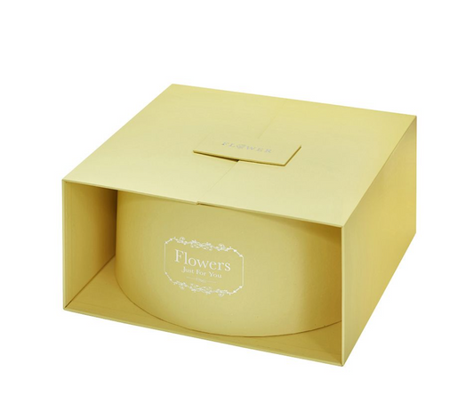 Yellow Eco-Friendly Magnetic Gift Box – Ideal for Flowers, Corsages & Keepsakes