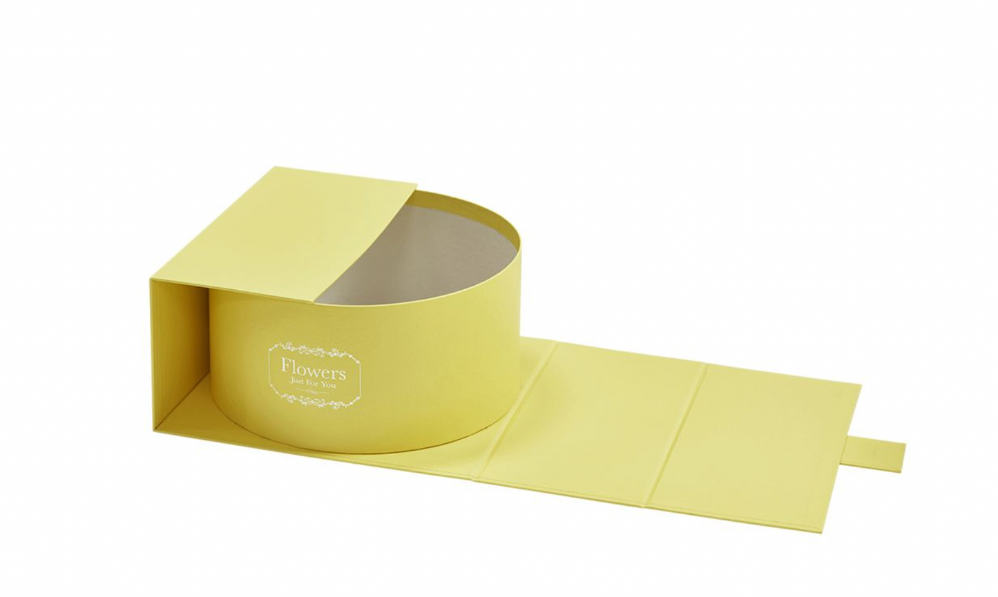 Yellow Eco-Friendly Magnetic Gift Box – Ideal for Flowers, Corsages & Keepsakes