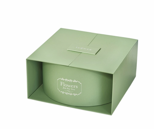 Green Eco-Friendly Magnetic Gift Box – Ideal for Flowers, Corsages & Keepsakes