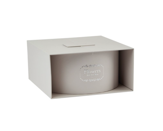 Grey Eco-Friendly Magnetic Gift Box – Ideal for Flowers, Corsages & Keepsakes
