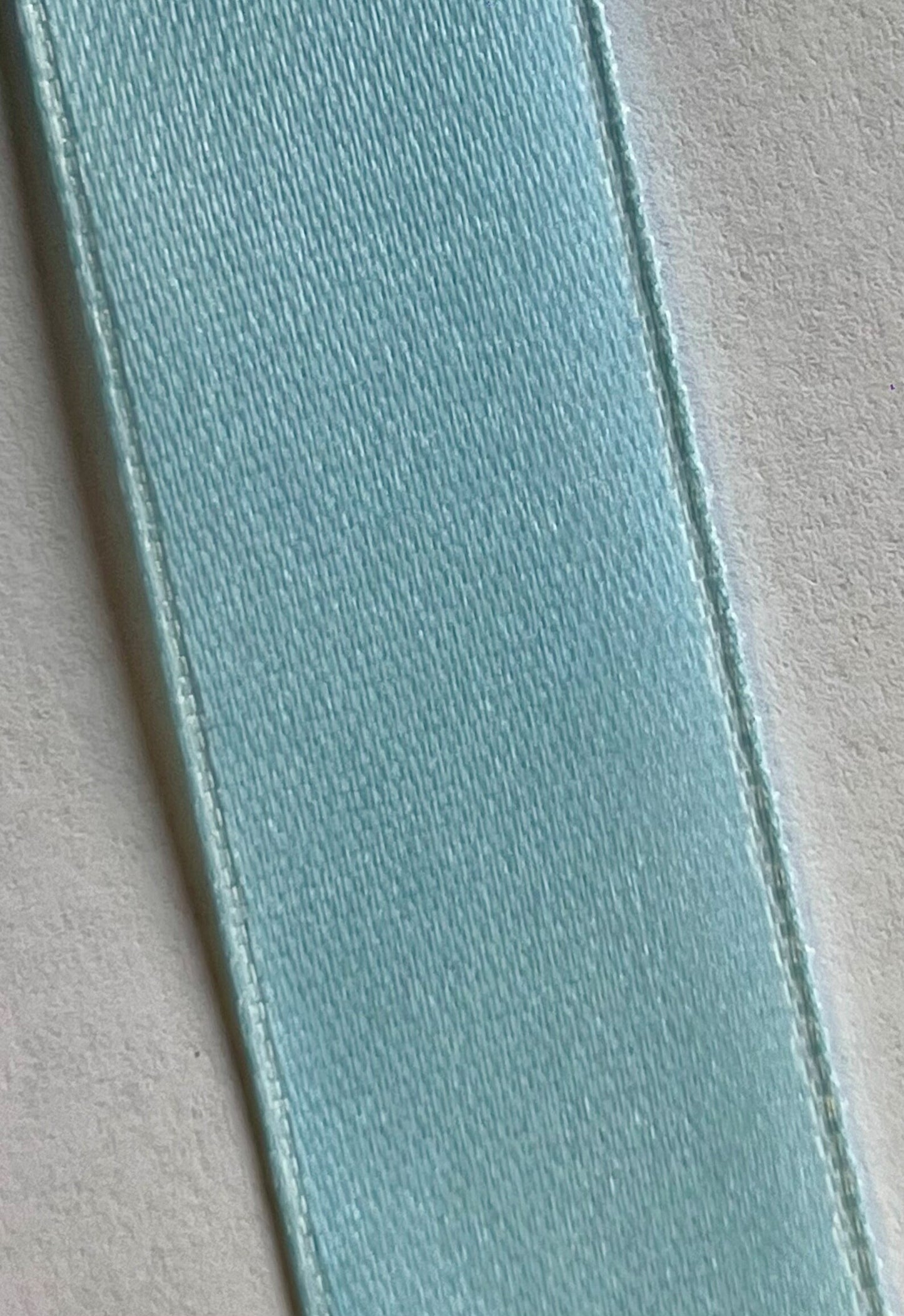 Baby Pink, Baby Blue, Black, Red or Green Satin Ribbon 7.5 or 15 Metres Long 2cm Wide.