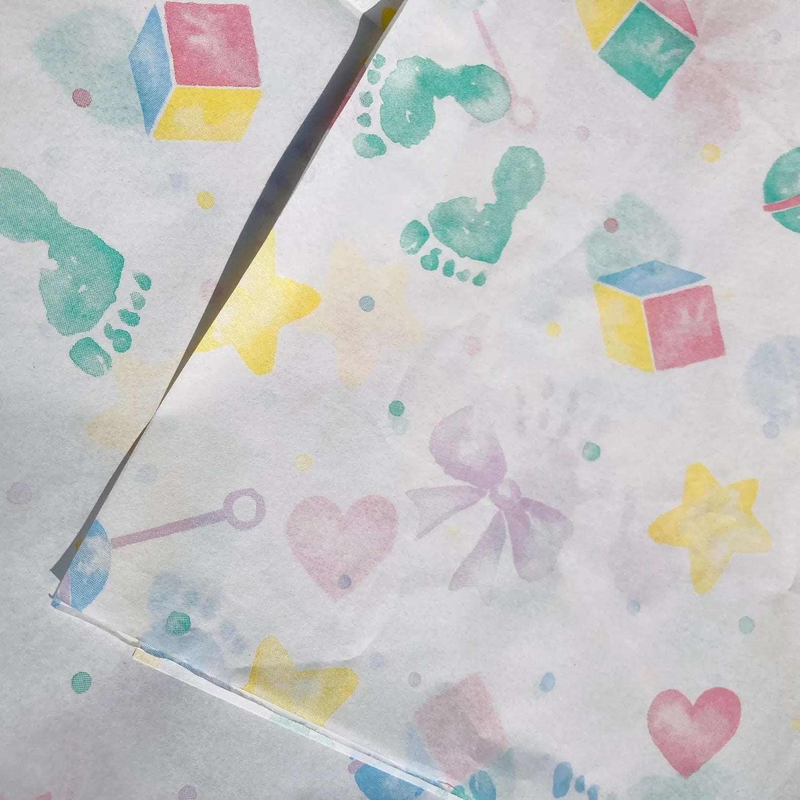 Tissue Paper New Born Baby Luxury Thick 18GSM Sheets Eco Friendly Full Size 75cm x 50cm 1-10 Sheets Folded