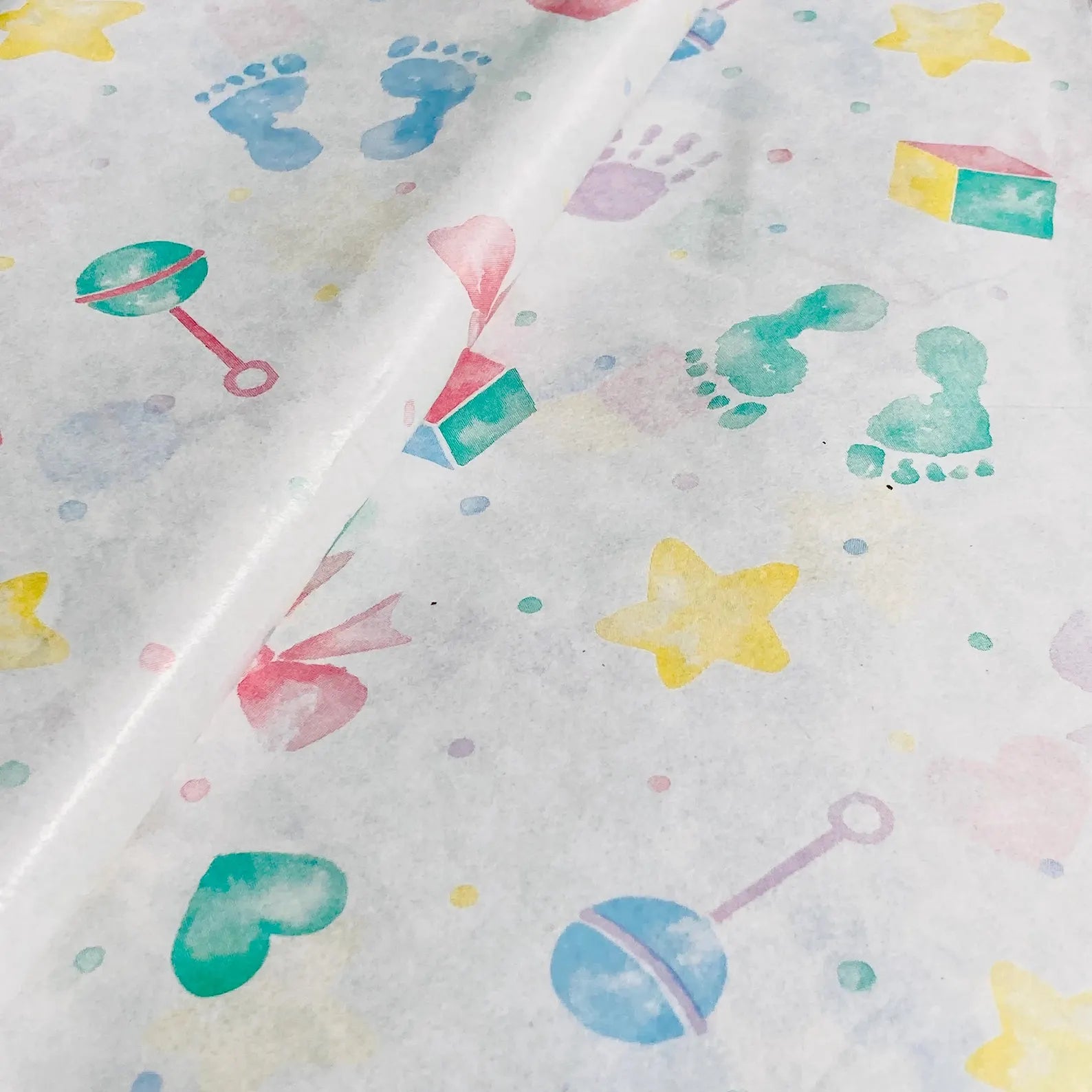 Tissue Paper New Born Baby Luxury Thick 18GSM Sheets Eco Friendly Full Size 75cm x 50cm 1-10 Sheets Folded