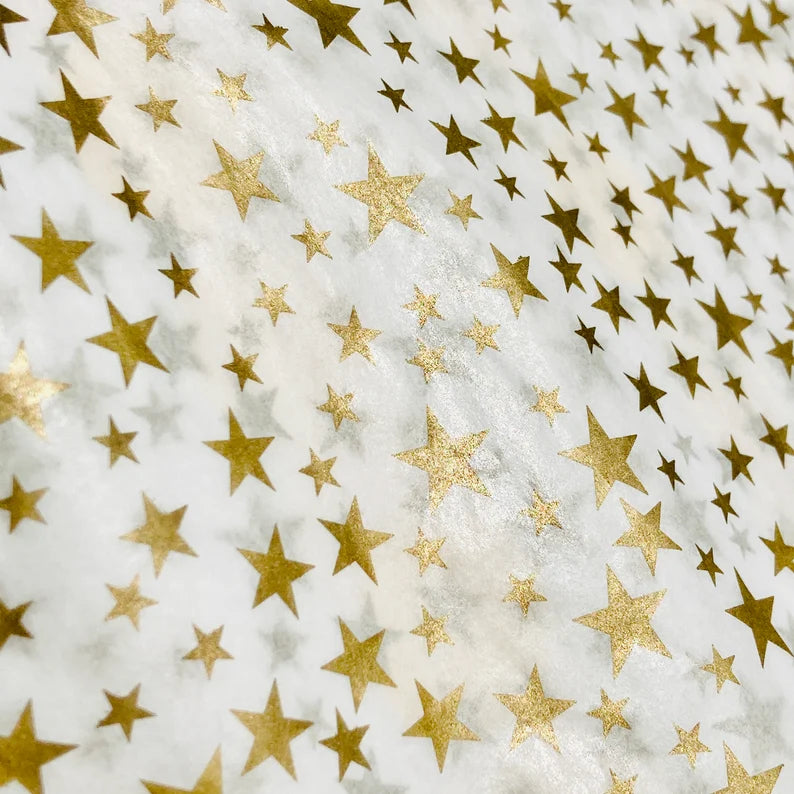 Tissue Paper Gold Star Luxury Thick 18GSM Sheets Eco Friendly Full Size 75cm x 50cm 1-10 Sheets Folded