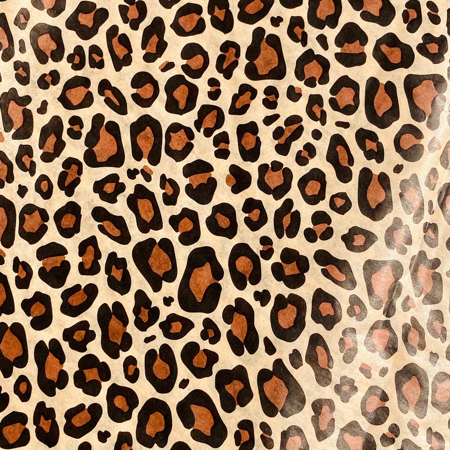 Tissue Paper Leopard Print Luxury Thick 18GSM Sheets Eco Friendly Full Size 75cm x 50cm 1-10 Sheets Folded