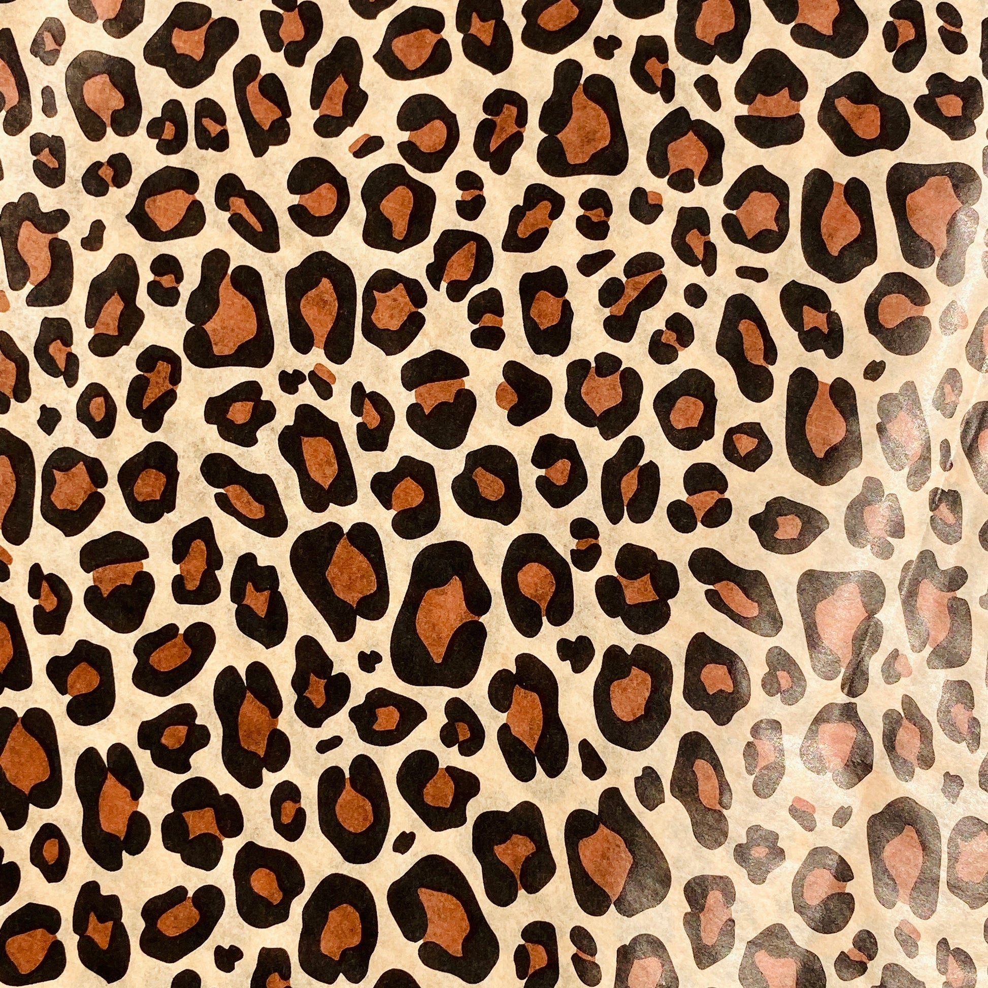 Tissue Paper Leopard Print Luxury Thick 18GSM Sheets Eco Friendly Full Size 75cm x 50cm 1-10 Sheets Folded