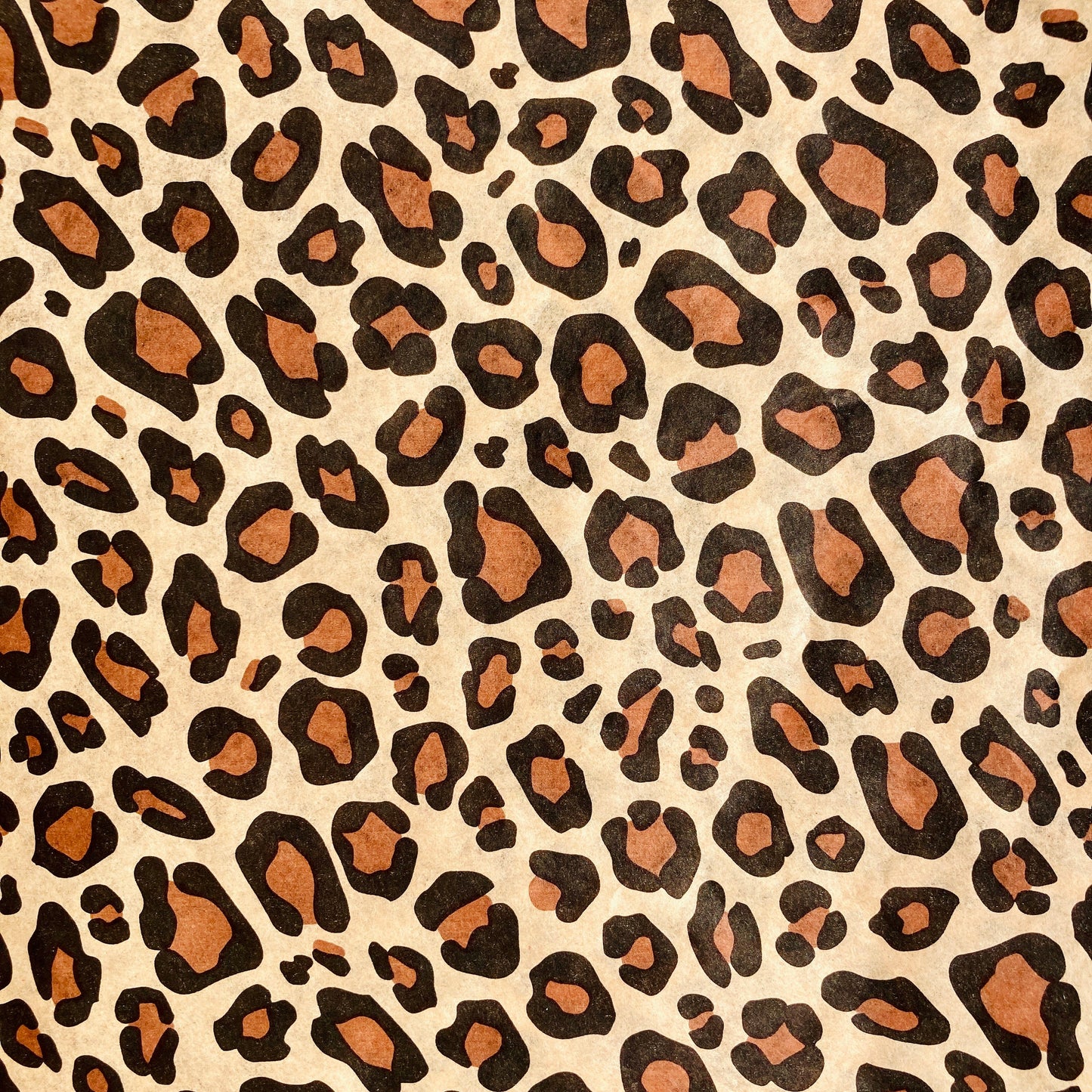 Tissue Paper Leopard Print Luxury Thick 18GSM Sheets Eco Friendly Full Size 75cm x 50cm 1-10 Sheets Folded