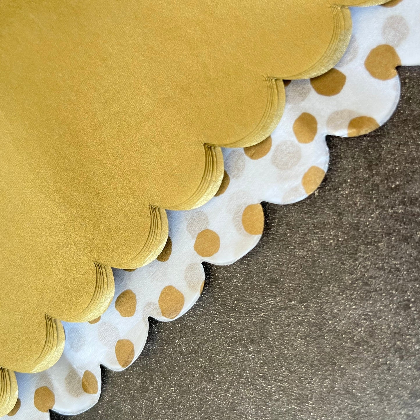 Gold Polka Dot On White Tissue Paper Sheets-Perfect for Birthdays-Mother's Day-Easter-New Born Gift Wrap-Luxury Tissue Paper Sheets.