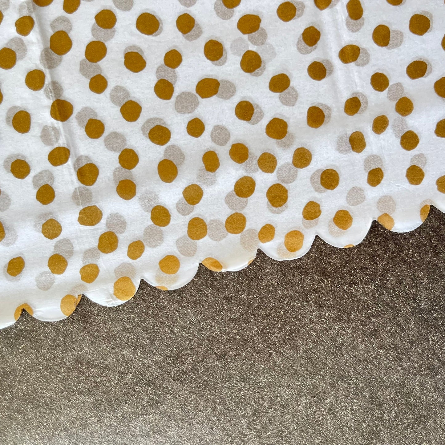 Gold Polka Dot On White Tissue Paper Sheets-Perfect for Birthdays-Mother's Day-Easter-New Born Gift Wrap-Luxury Tissue Paper Sheets.