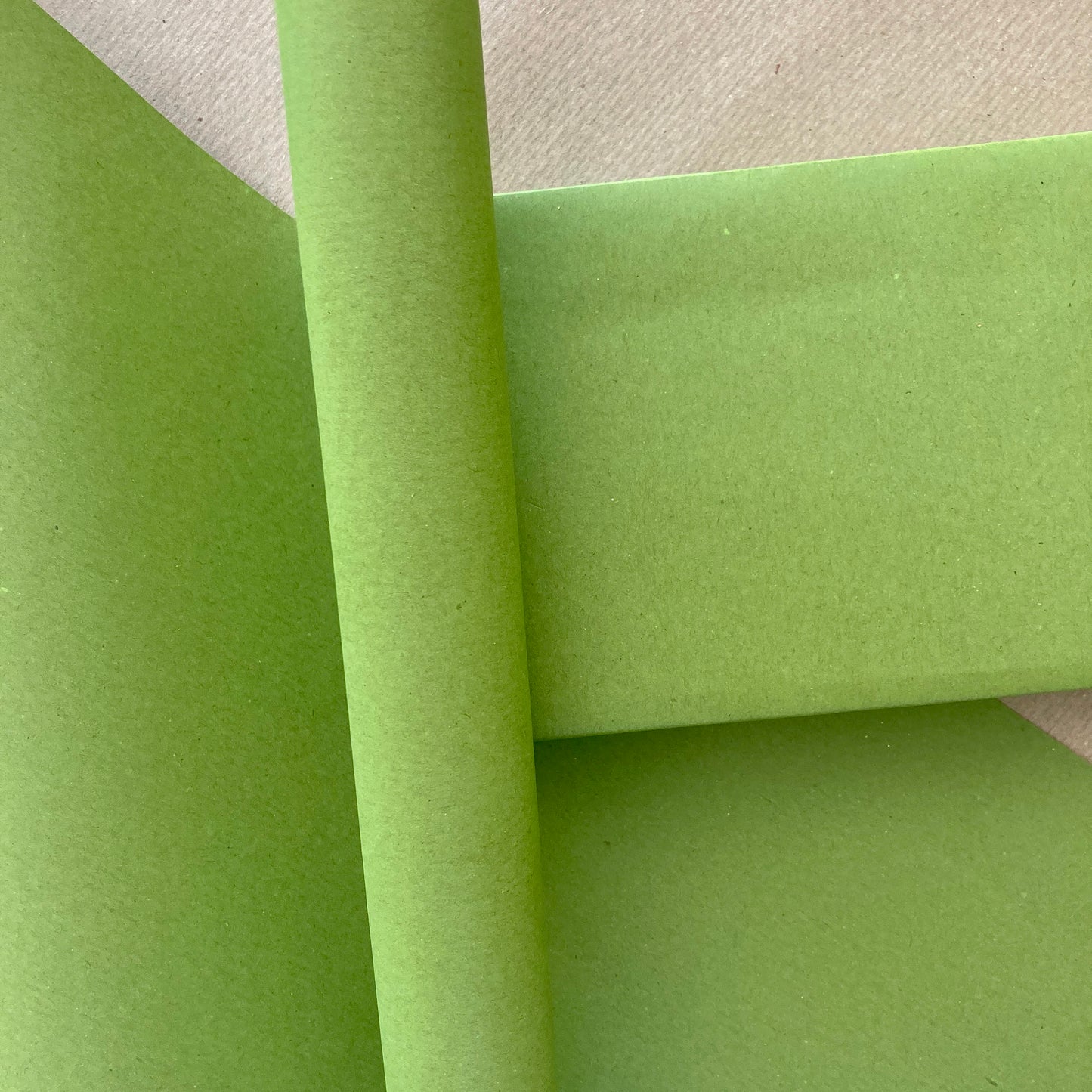 Wrapping Paper Lime 50CM Wide Eco Friendly, 100% Recycled Kraft | Recyclable, Sustainable, Plastic Free Gift Wrap