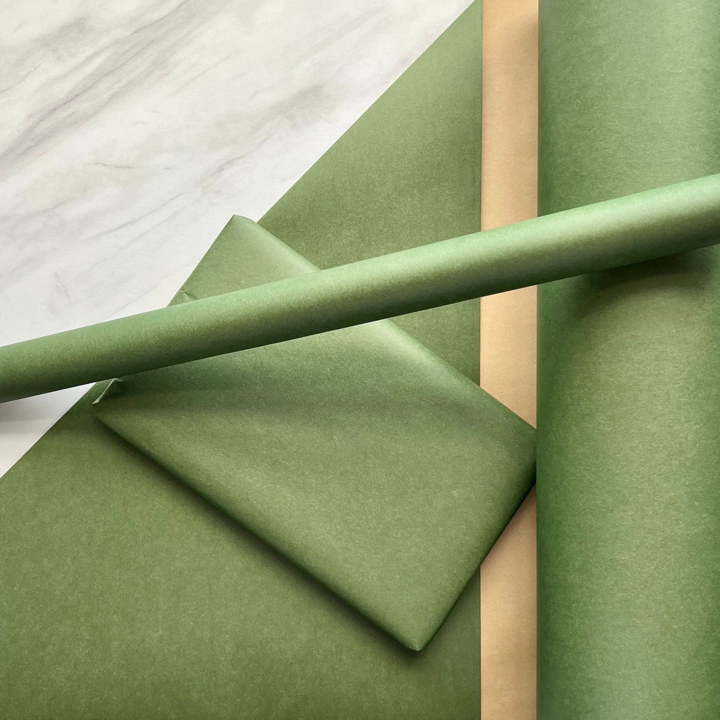 Wrapping Paper Christmas Gift Wrap Roll Green, Red, Gold Sustainable Eco Friendly Gift Wrapping Paper, 100% Recycled & Recyclable Kraft Pape