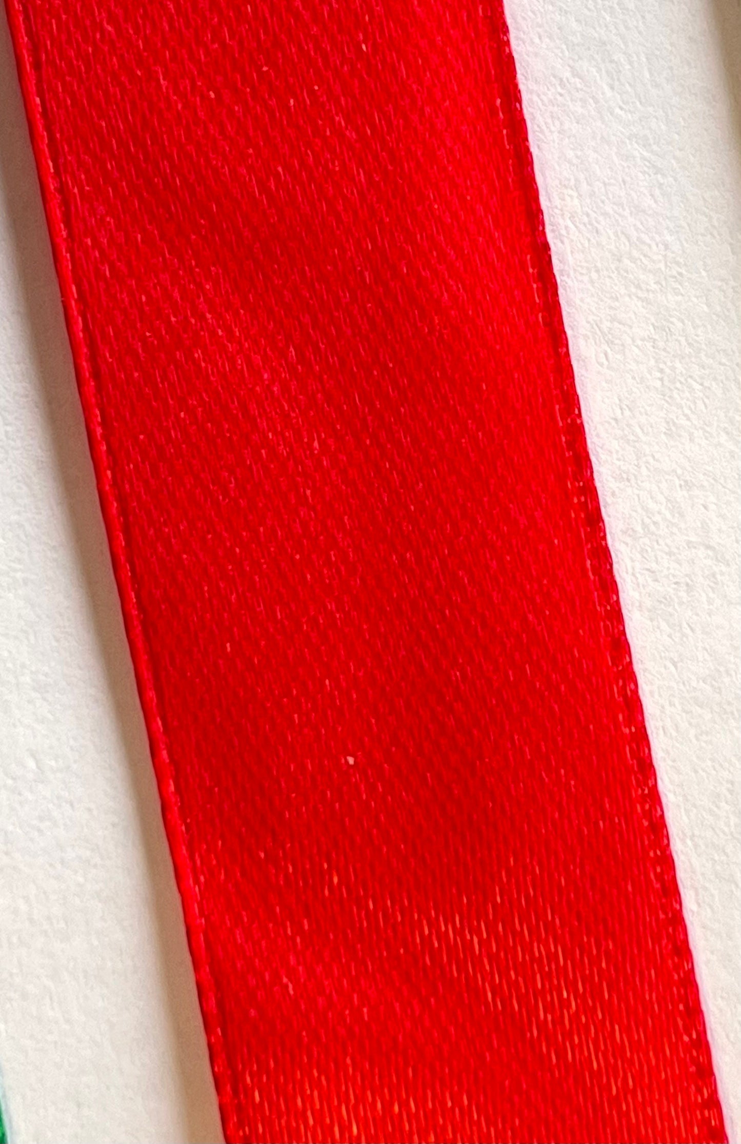 Baby Pink, Baby Blue, Black, Red or Green Satin Ribbon Roll 15 Metres Long 2 Centimetres Wide.